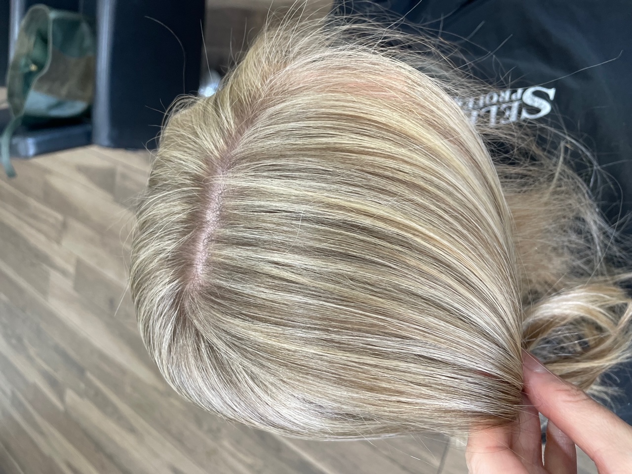 Long hair styling