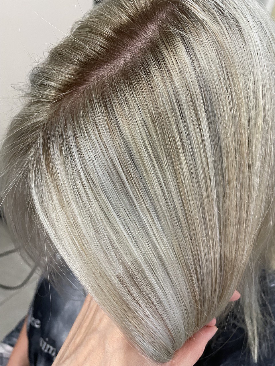 Long hair styling